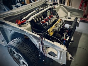 Préparation Golf GTI 16V : Admission guillotine, injection double étage et ECU Haltech Elite 1500 - miniature 1