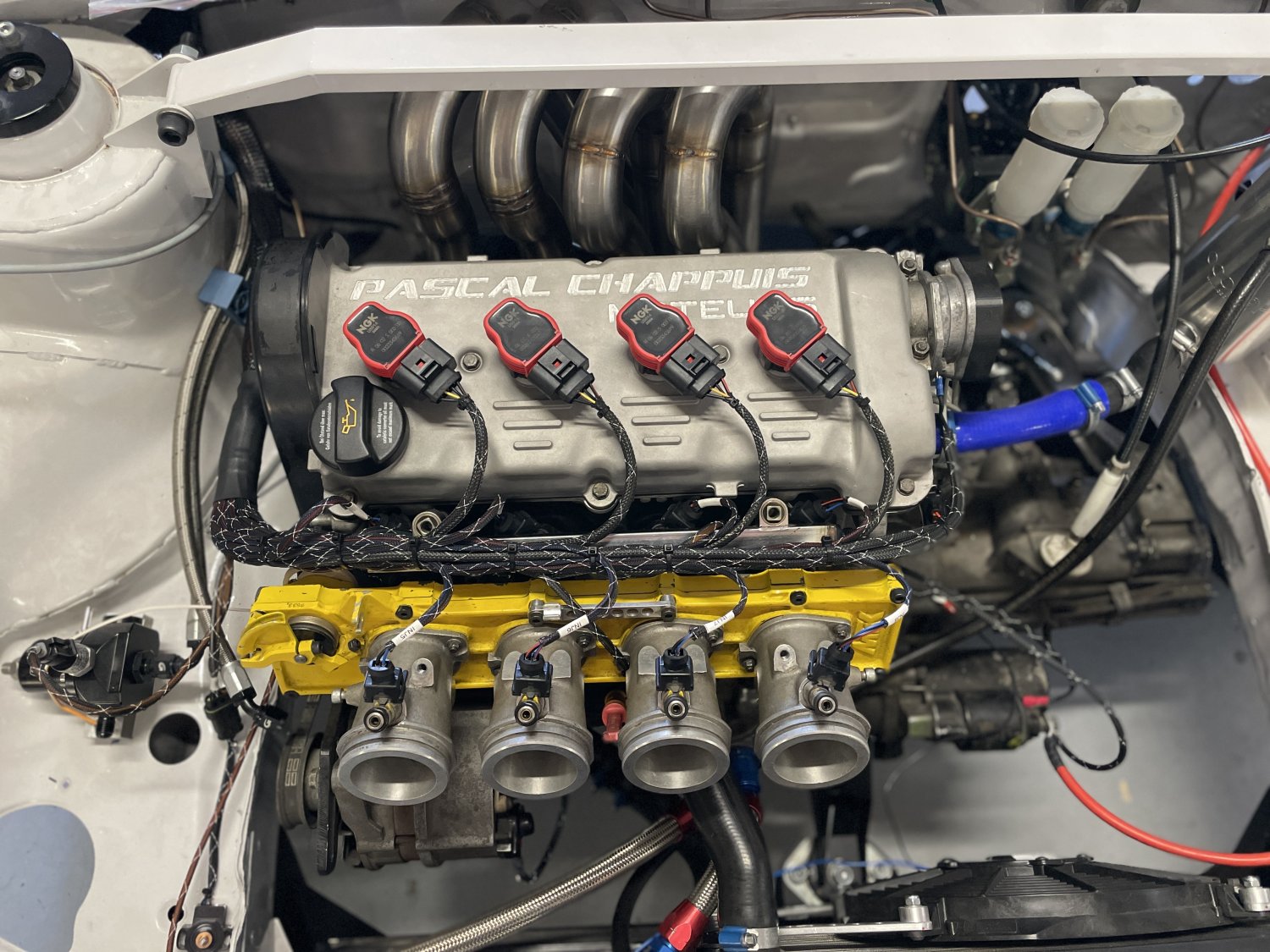 Préparation Golf GTI 16V : Admission guillotine, injection double étage et ECU Haltech Elite 1500 — photo 7
