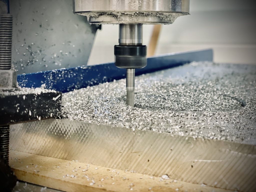 Usinage CNC d'une pièce prototype en aluminium