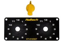 HT-010507 Dual Switch Panel Only - includes Yellow knob – Réf. HT-010507