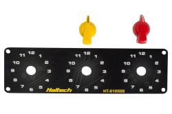 HT-010508 Triple Switch Panel Only - includes Yellow & Red knobs – photo 2