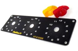 HT-010508 Triple Switch Panel Only - includes Yellow & Red knobs – photo 3