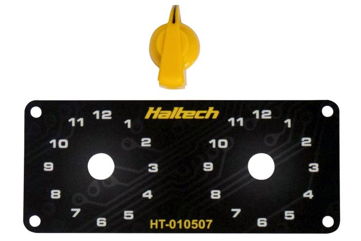 HT-010509 Dual Switch Panel Kit - includes Yellow knob – Réf. HT-010509