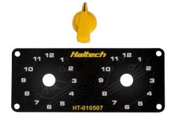 HT-010509 Dual Switch Panel Kit - includes Yellow knob – Réf. HT-010509