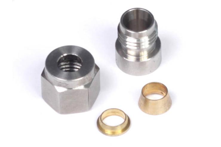 HT-010812 1/4" Stainless Steel Weld-on Kit - inc Nut and Ferrule – Réf. HT-010812