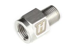 Haltech M10 x 1.0 to 1/8 BSPT Adaptor - Stainless Steel – photo 2