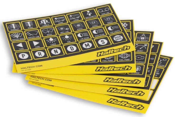 HT-011500 Haltech CAN Keypad Label Set – Réf. HT-011500