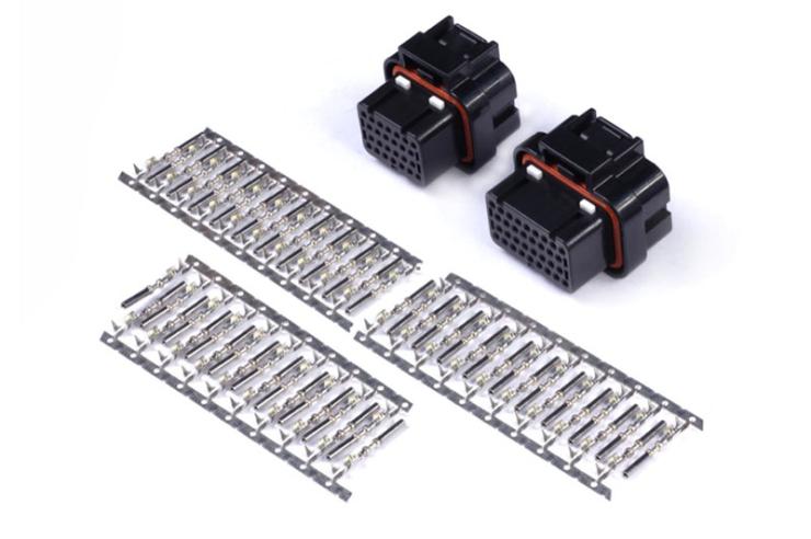 HT-030001 Plug and Pins Only AMP 26 & 34 Pin 4 Row 3 Key Superseal Set – Réf. HT-030001
