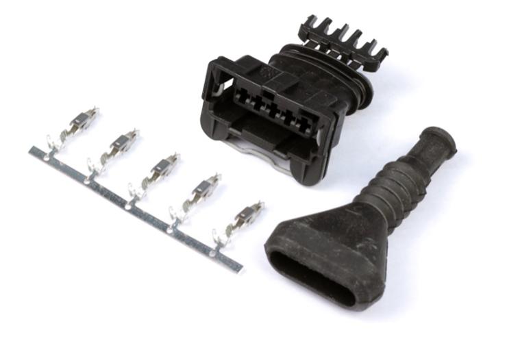 HT-030312 Plug and Pins Only - Bosch 5 Pin Junior Timer Female Connect – Réf. HT-030312