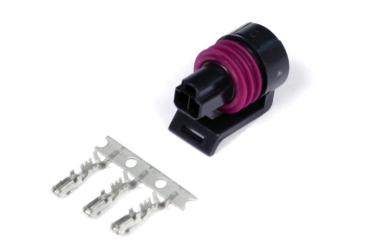 HT-030412 Plug and Pins Only - Delphi 3 Pin Pressure Sensor Connector – Réf. HT-030412
