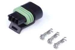 HT-030414 Plug and Pins Only - Delphi 3 Pin Single Row Flat Coil – Réf. HT-030414