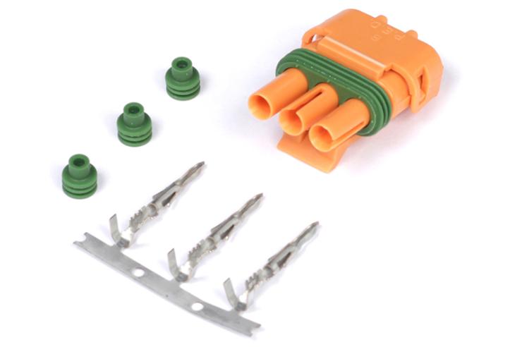 HT-030420 Plug and Pins Only - Delphi 3 pin GM Style MAP Sensor Orange – Réf. HT-030420