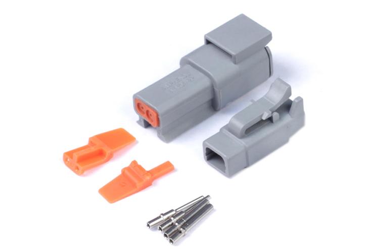 HT-031012 Plug and Pins Only - Matching Set Deutsch DTM-2 Connectors (7.5 Amp) – Réf. HT-031012