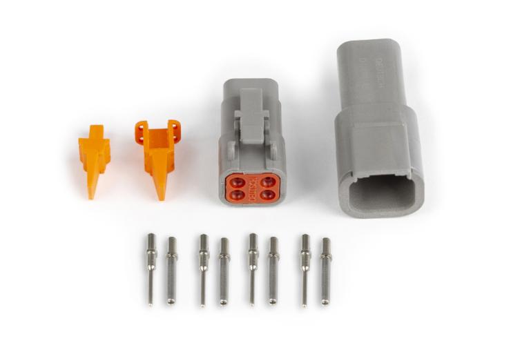 HT-031014 Plug and Pins Only - Matching Set Deutsch DTM-4 Connectors (7.5 Amp) – Réf. HT-031014