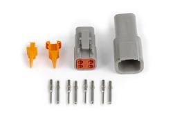 HT-031014 Plug and Pins Only - Matching Set Deutsch DTM-4 Connectors (7.5 Amp) – Réf. HT-031014