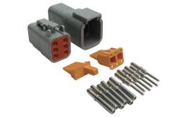 HT-031015 Plug and Pins Only - Matching Set Deutsch DTM-6 Connectors (7.5 Amp) – Réf. HT-031015