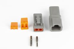 HT-031202 Plug and Pins Only - Matching Set of Deutsch DTP-2 Connectors (25 Amp) – Réf. HT-031202