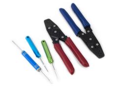 HT-070300 Dual Crimper set - inc 3 pin removal tools – Réf. HT-070300