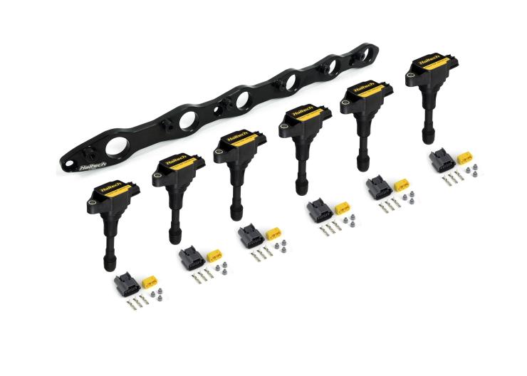 HT-120202 R35 Coil Bracket for Nissan RB20/25/26 includes bracket coils and connectors – Réf. HT-120202