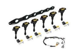 HT-120203 R35 Coil Bracket for Nissan RB20/25/26 includes bracket coils, connectors and harness – Réf. HT-120203