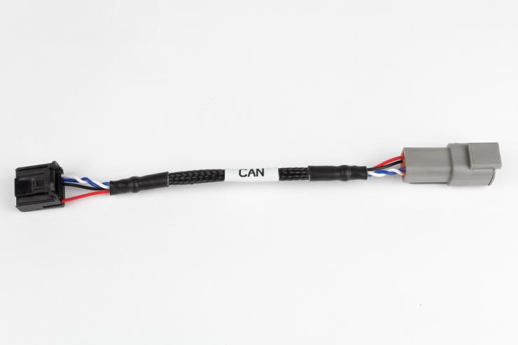 HT-130051 Haltech Elite CAN Cable - DTM4  Receptacle to 16 pin Black Tyco - 150mm / 6" Length: 150mm / 6" – Réf. HT-130051