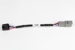 HT-130051 Haltech Elite CAN Cable - DTM4  Receptacle to 16 pin Black Tyco - 150mm / 6" Length: 150mm / 6" – Réf. HT-130051
