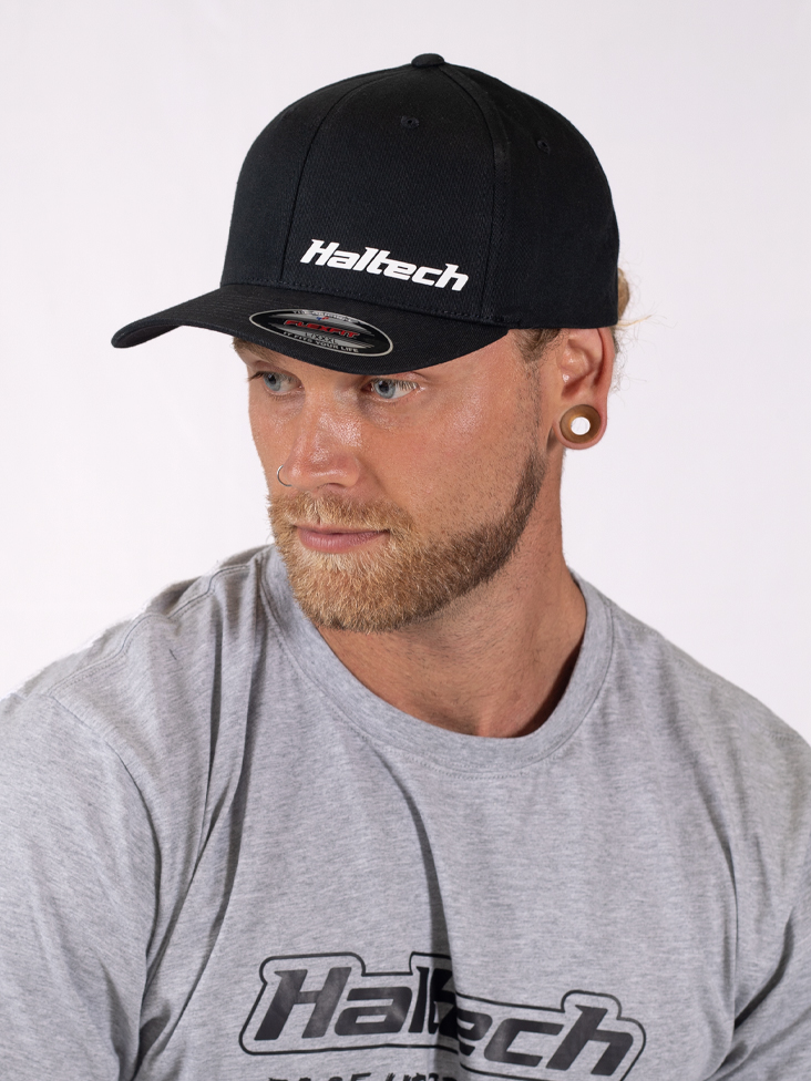 HT-301011 Haltech Flexfit Cap - Black L-XL Size: L-XL – Réf. HT-301011