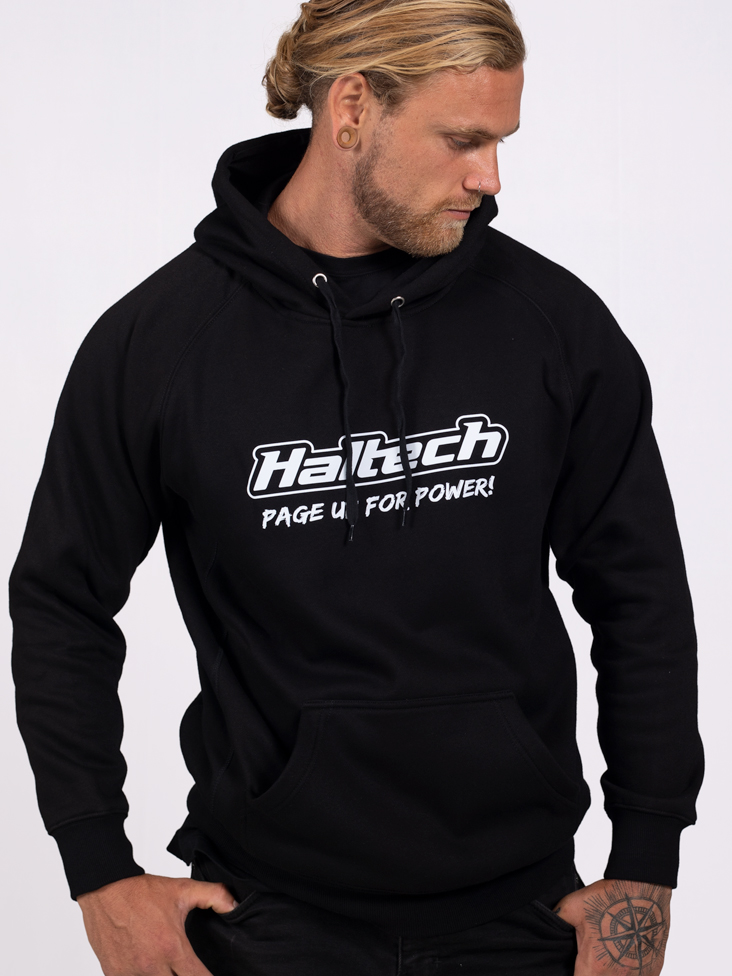 HT-301910BM Haltech Classic Hoodie - Black M Size: Medium – Réf. HT-301910BM